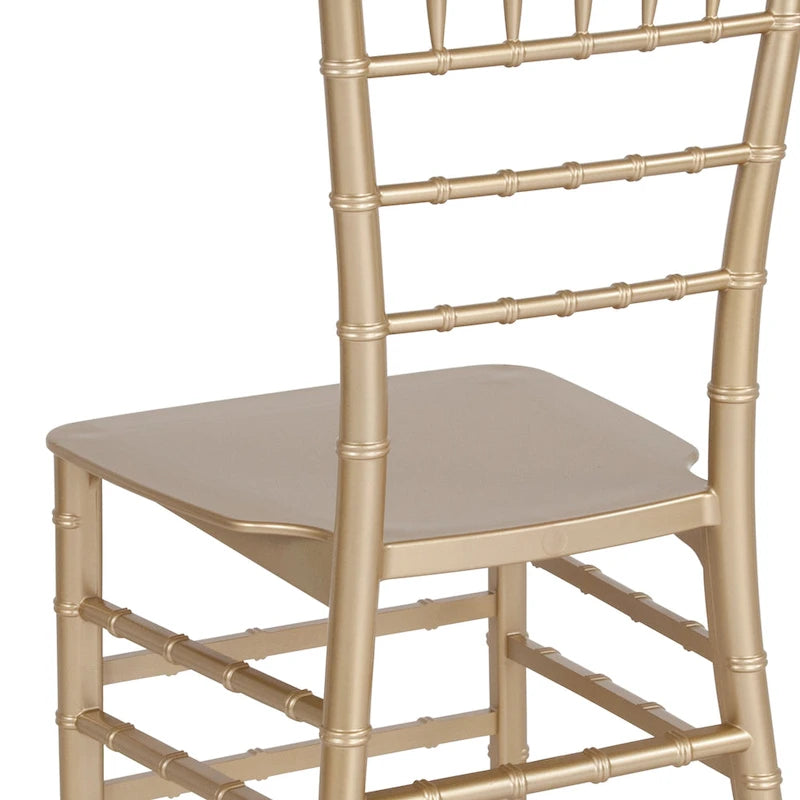 Chaise Chiavari empilable en résine - 15L x 18,75P x 35H - 15L x 18,75P x 35H