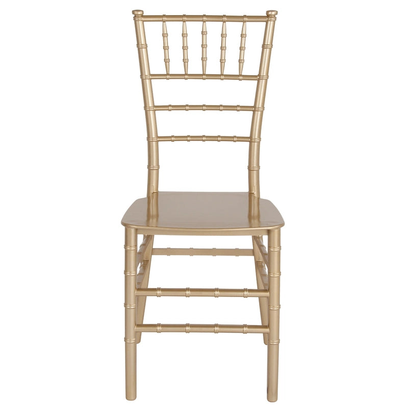 Chaise Chiavari empilable en résine - 15L x 18,75P x 35H - 15L x 18,75P x 35H