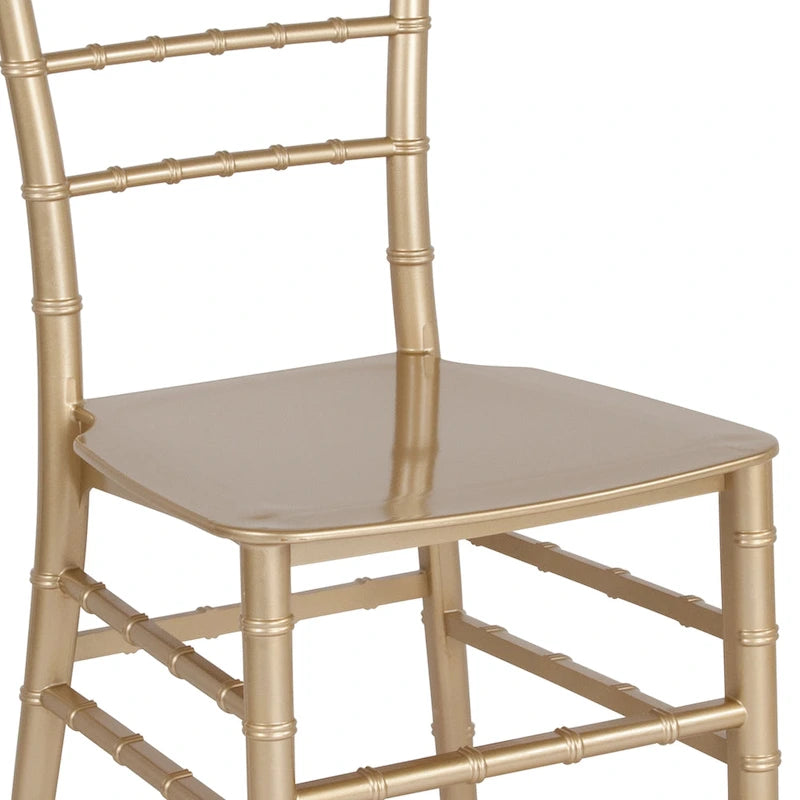 Chaise Chiavari empilable en résine - 15L x 18,75P x 35H - 15L x 18,75P x 35H