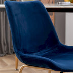 Ensemble de salle à manger contemporain Aufurr, table ronde blanche et 2 chaises