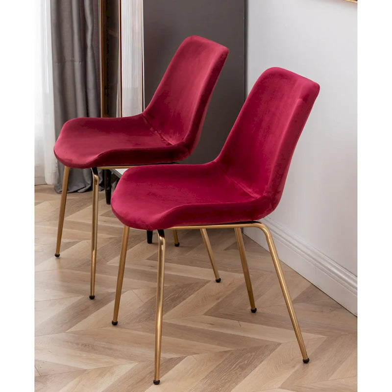 Ensemble de salle à manger contemporain Aufurr, table ronde blanche et 2 chaises