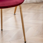 Ensemble de salle à manger contemporain Aufurr, table ronde blanche et 2 chaises