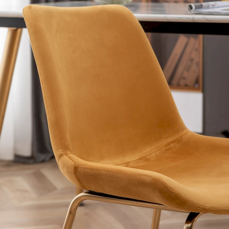 Ensemble de salle à manger contemporain Aufurr, table ronde blanche et 2 chaises