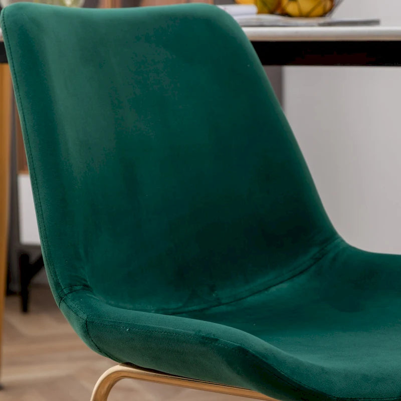 Ensemble de salle à manger contemporain Aufurr, table ronde blanche et 2 chaises