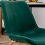 Ensemble de salle à manger contemporain Aufurr, table ronde blanche et 2 chaises