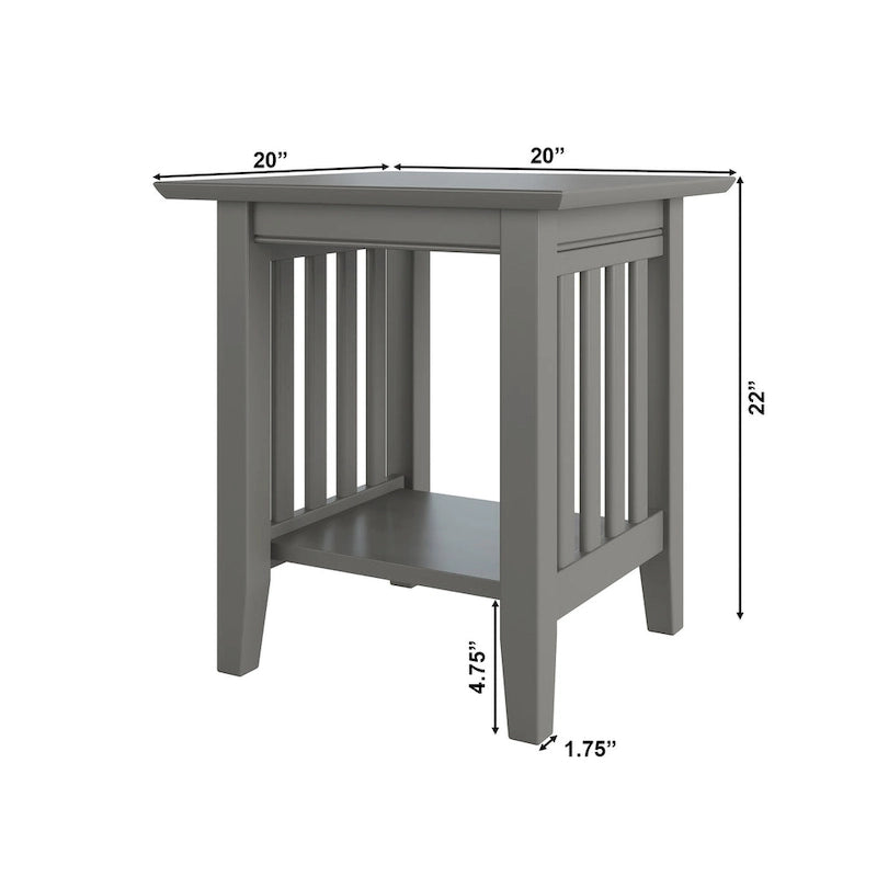 Table d'appoint Mission