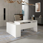 Bureau d'angle en L réversible pour ordinateur