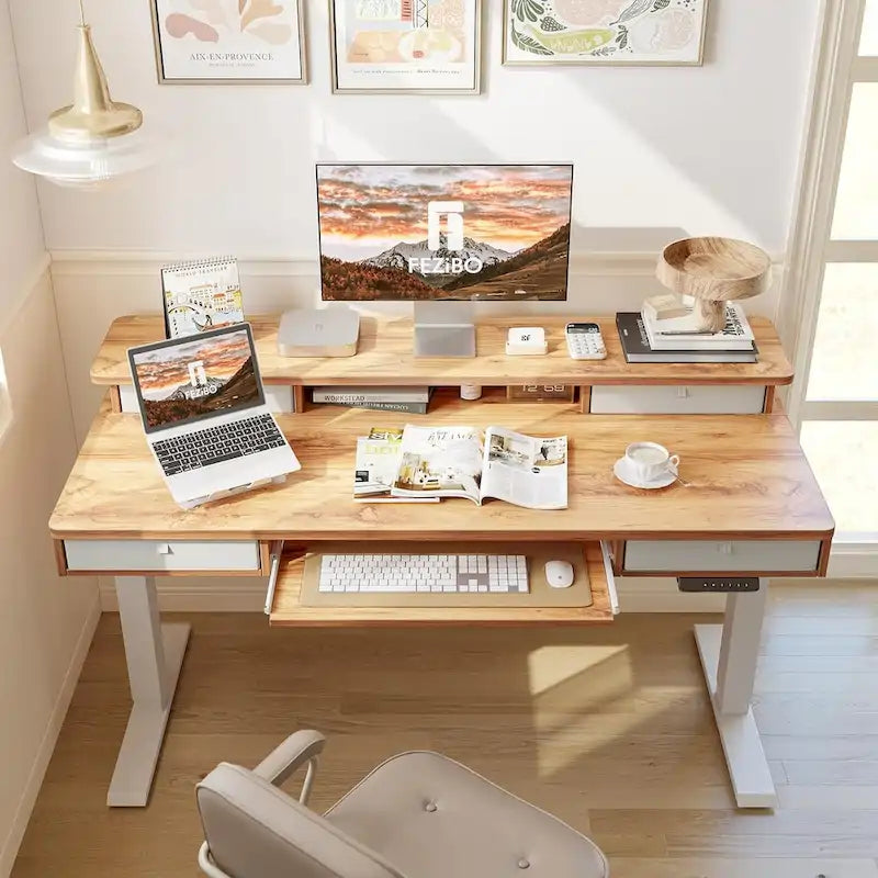 Mobilier de bureau à domicile Bureau en bois
