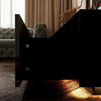 70,9 Console multimédia murale Solution de rangement chic pour cinémas maison