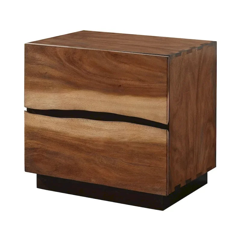 Chambre à coucher 6 pièces avec rangement Noyer Fumé