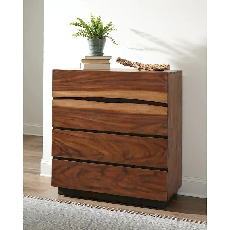 Chambre à coucher 6 pièces avec rangement Noyer Fumé