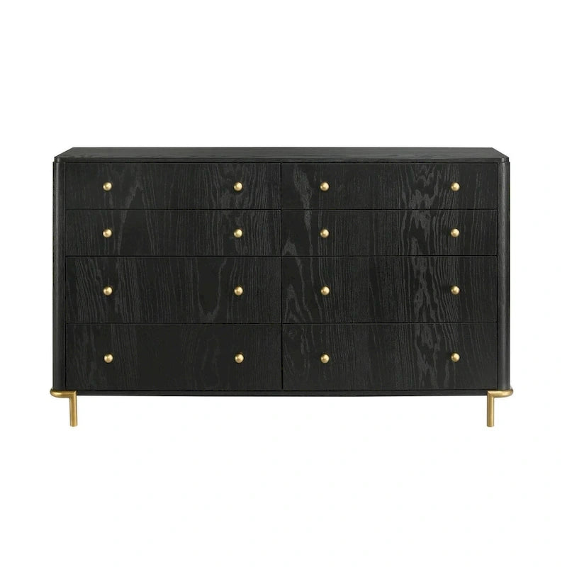 Ensemble de chambre Anser noir et gris 4 pièces