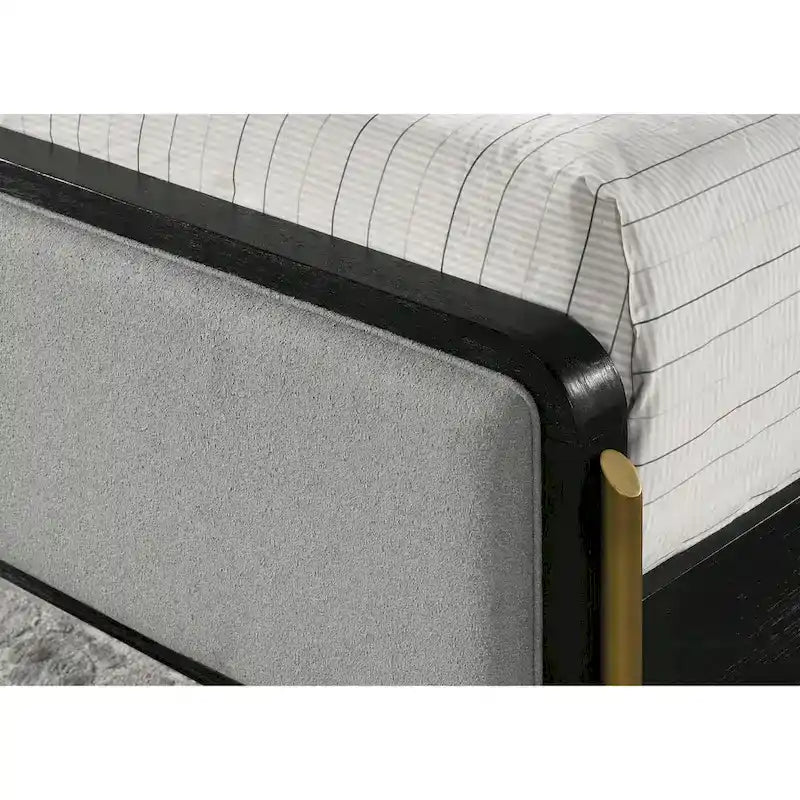 Ensemble de chambre Anser noir et gris 4 pièces