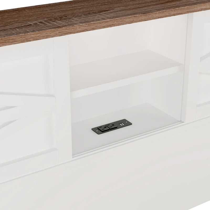 Ensembles de chambre complète 3 pièces avec table de chevet et commode