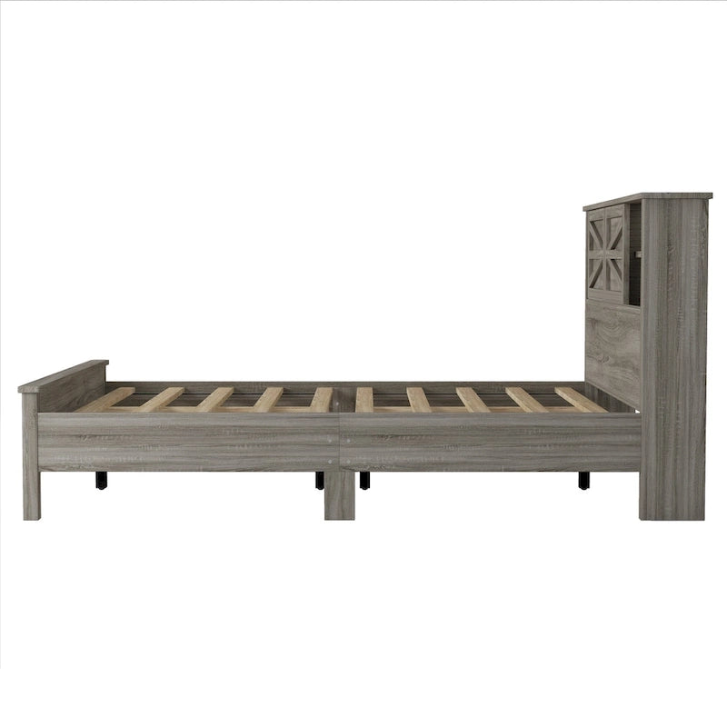 Ensembles de chambre complète 3 pièces avec table de chevet et commode