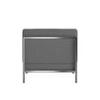 Fauteuil central contemporain en LeatherSoft – 71,1 cm (L) x 73 cm (P) x 69,2 cm (H)