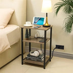 Table d'appoint étroite avec station de charge - 39P x 30L x 58H