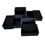 Table basse avec 4 compartiments de rangement cachés