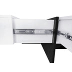 Table basse avec 4 compartiments de rangement cachés