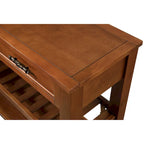 Table console de canapé avec 2 tiroirs de rangement et 2 étagères à niveaux, buffet en bois de 42 pouces pour salon, cuisine, entrée, couloir
