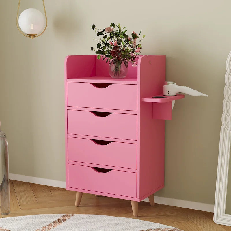 4 -Layer Salon Storage Cabinet
